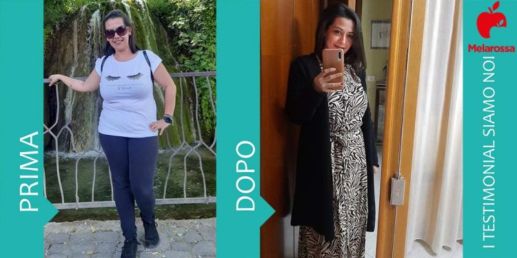 Testimonial dieta Melarossa: Raffaela -15kg