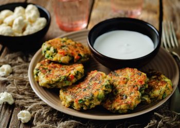 frittelle di cavolfiore un secondo vegetariano goloso