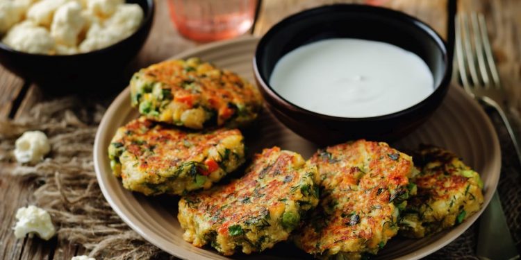 frittelle di cavolfiore un secondo vegetariano goloso