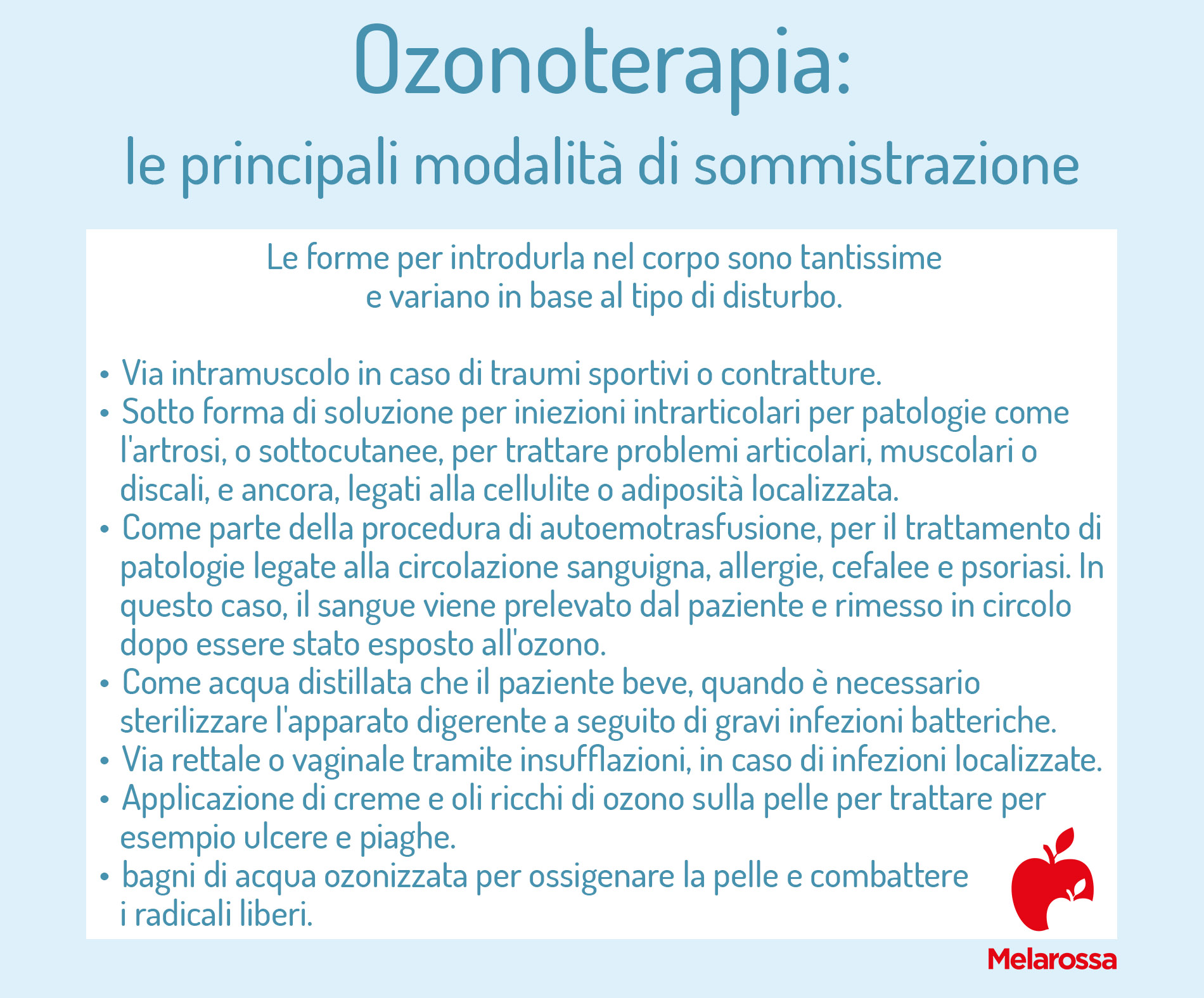 ozonoterapia: modalità di somministrazione