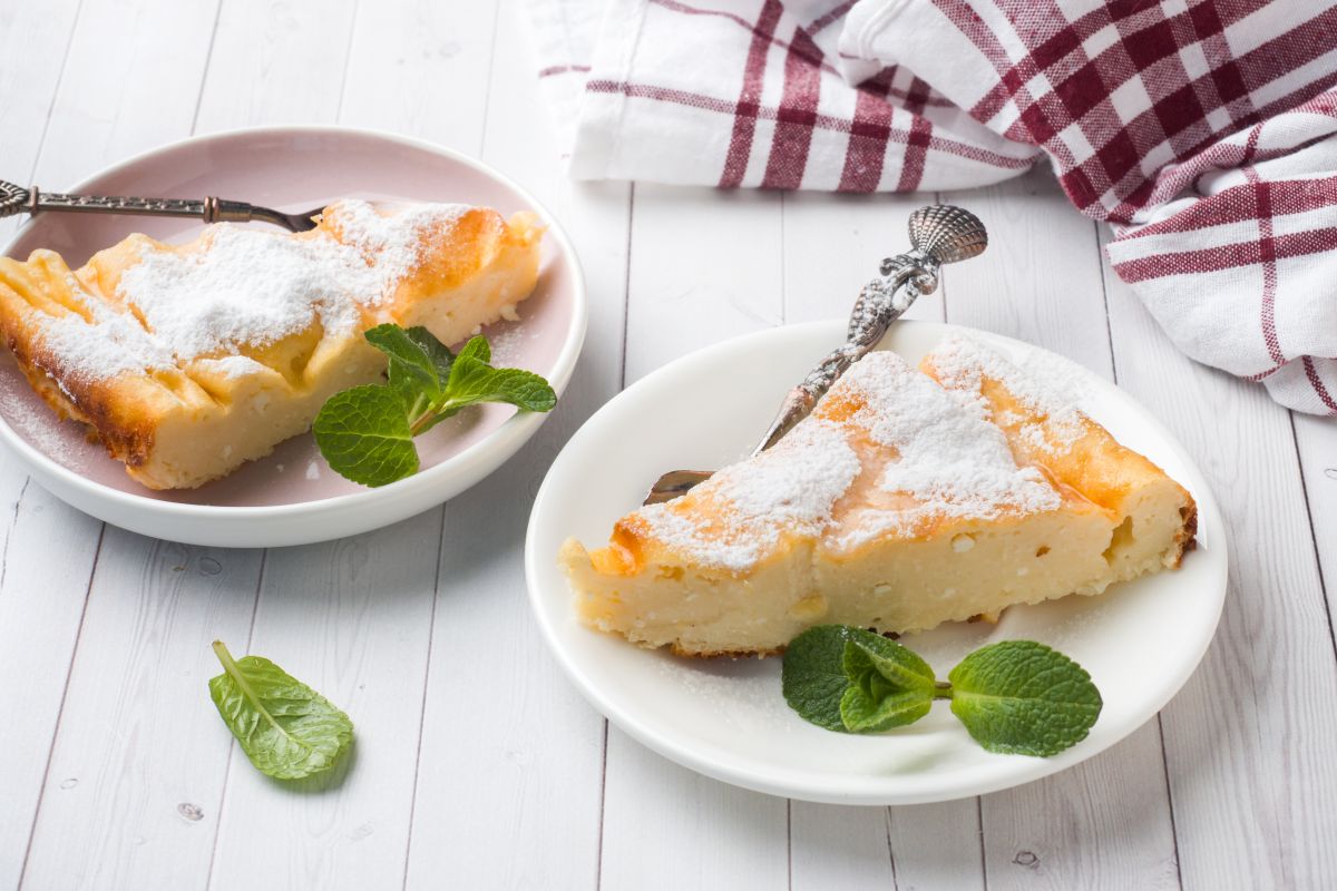 torta cremosa alla ricotta