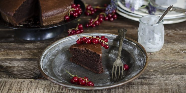 torta light al cacao e yogurt