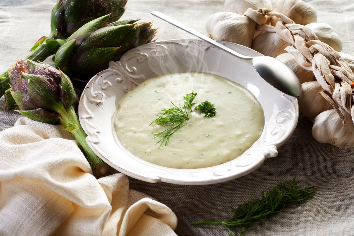 vellutata di carciofi