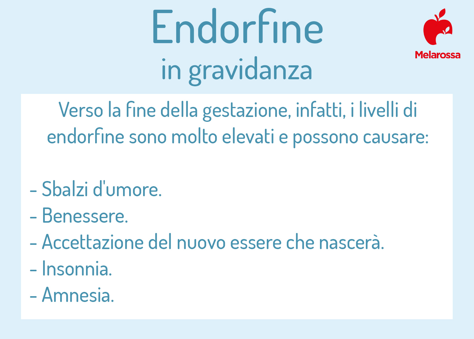 endorfine in gravidanza