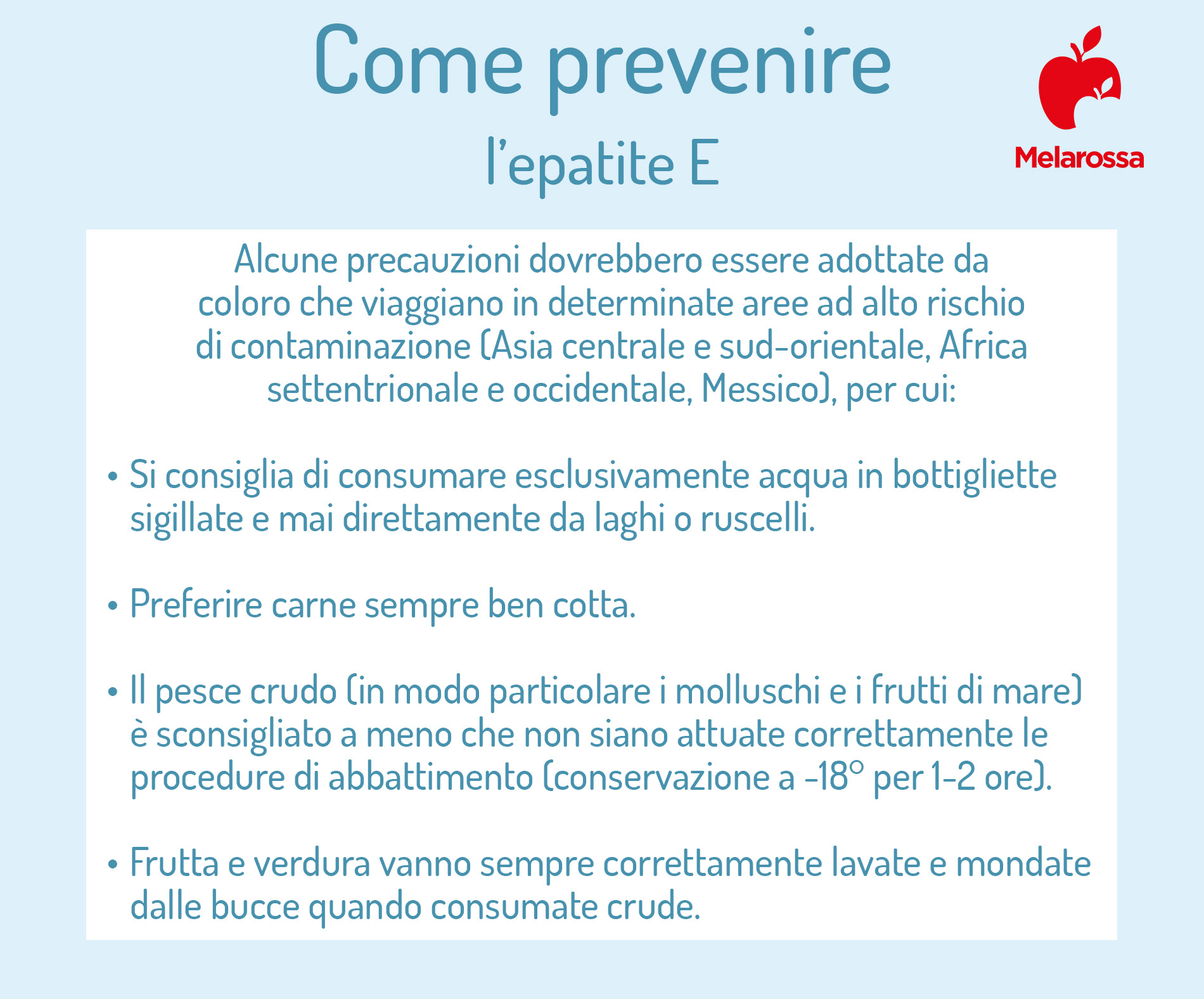 epatite E : sintomi e come prevenire
