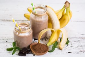Frullato di banana, spuntino ad alto potere saziante