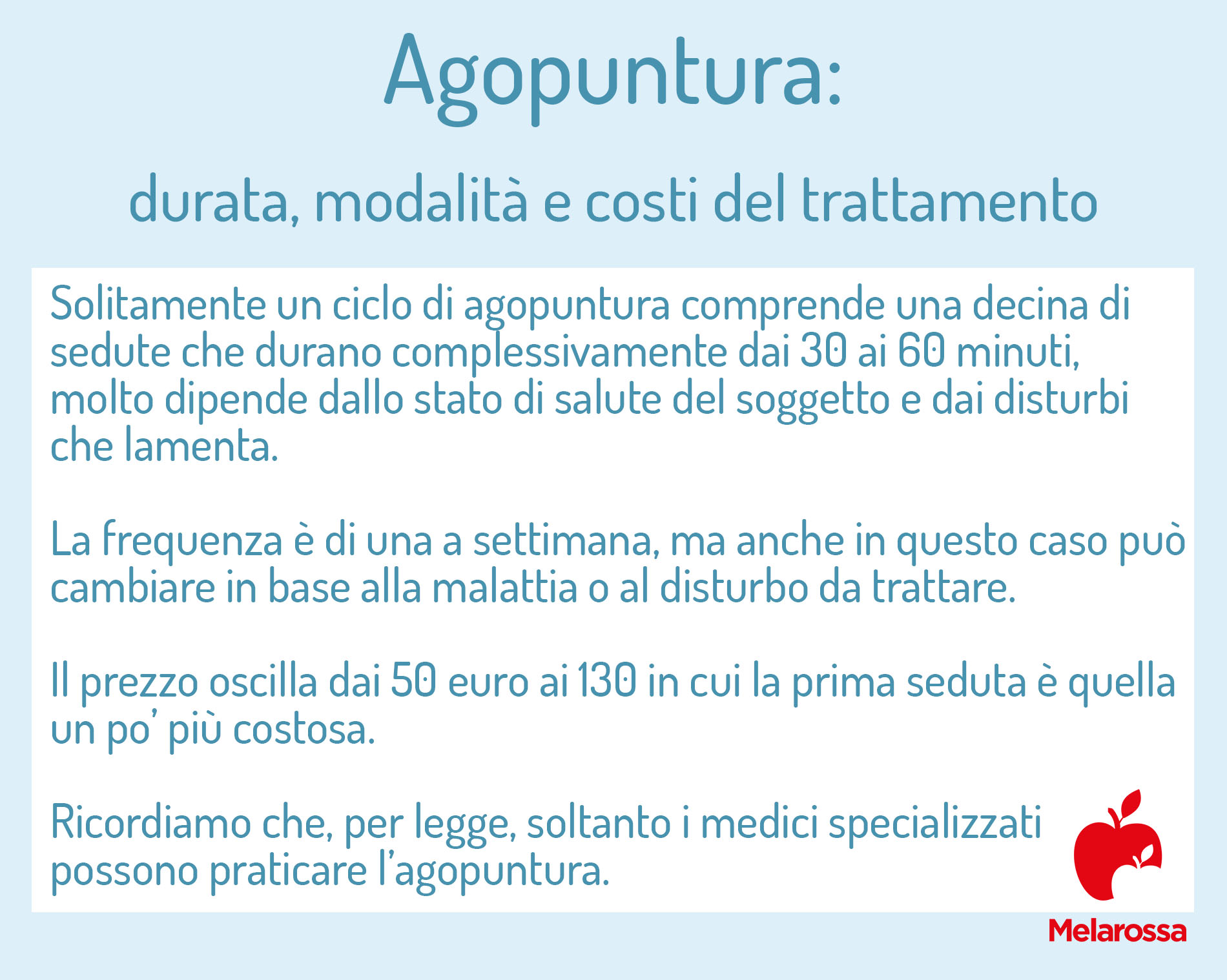 agopuntura: durata e costi del trattamento 