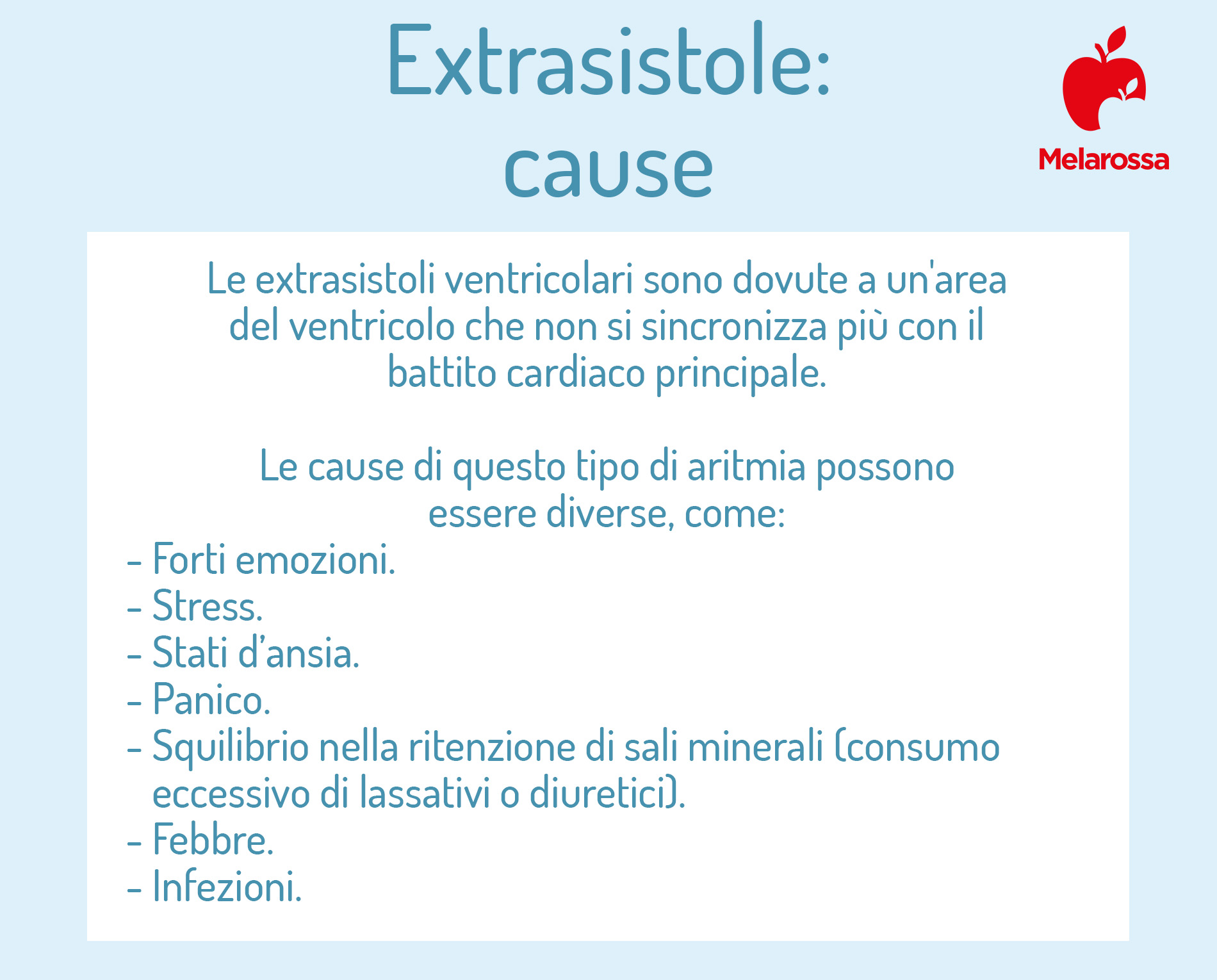 extrasistole: cause
