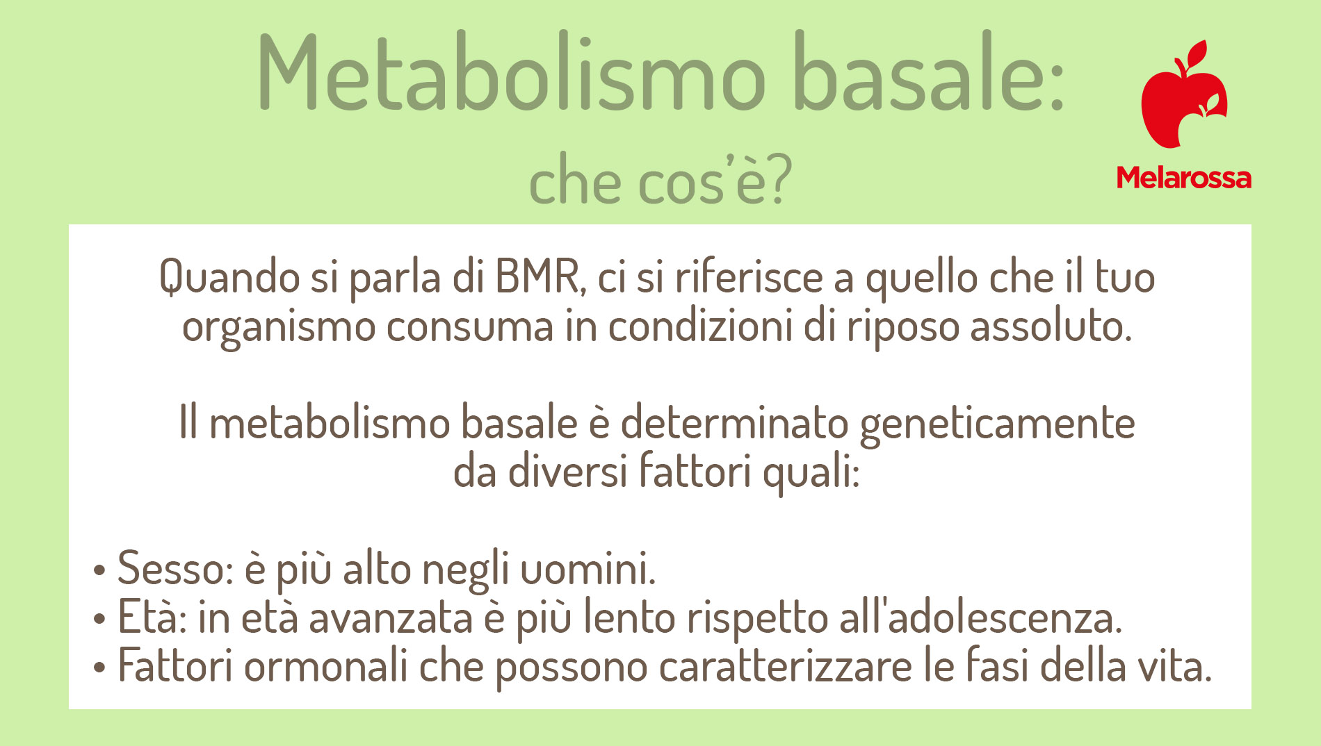 metabolismo basale: che cos'è