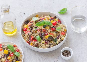 quinoa con verdure