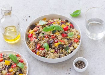 quinoa con verdure