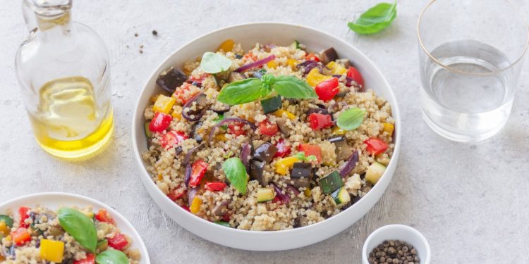 quinoa con verdure