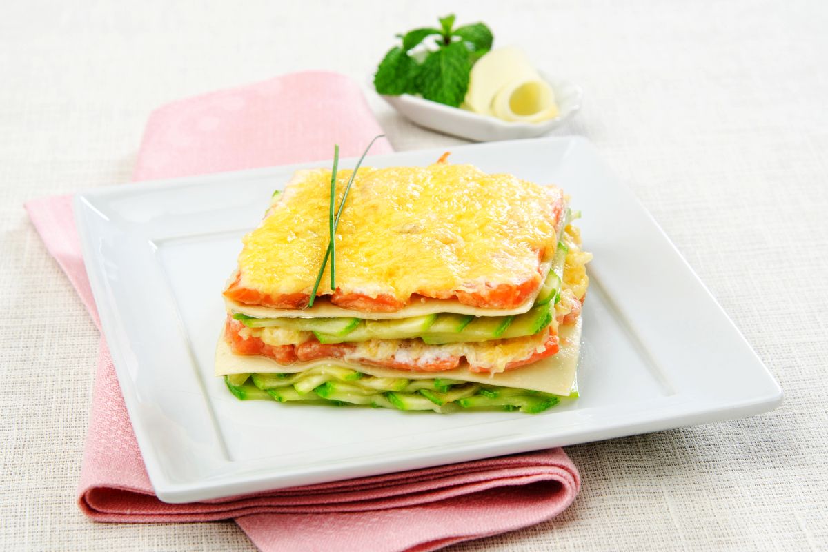 ricetta lasagne al salmone