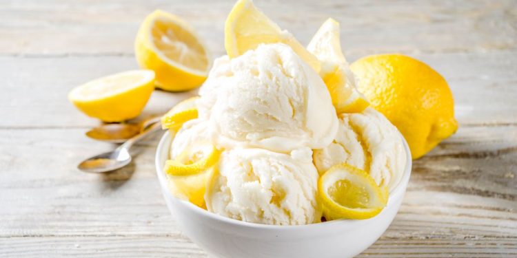 gelato al limone