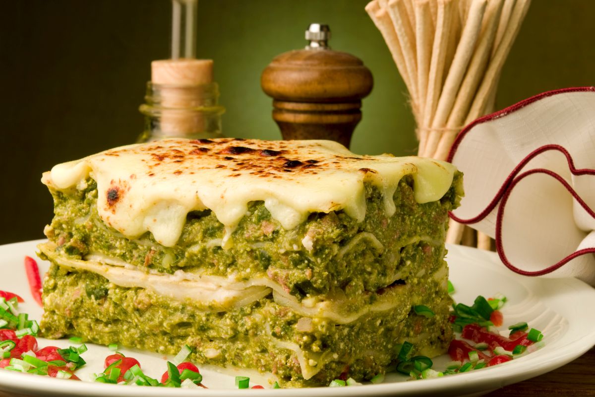 lasagne ricotta e spinaci nelle diete e nei menù