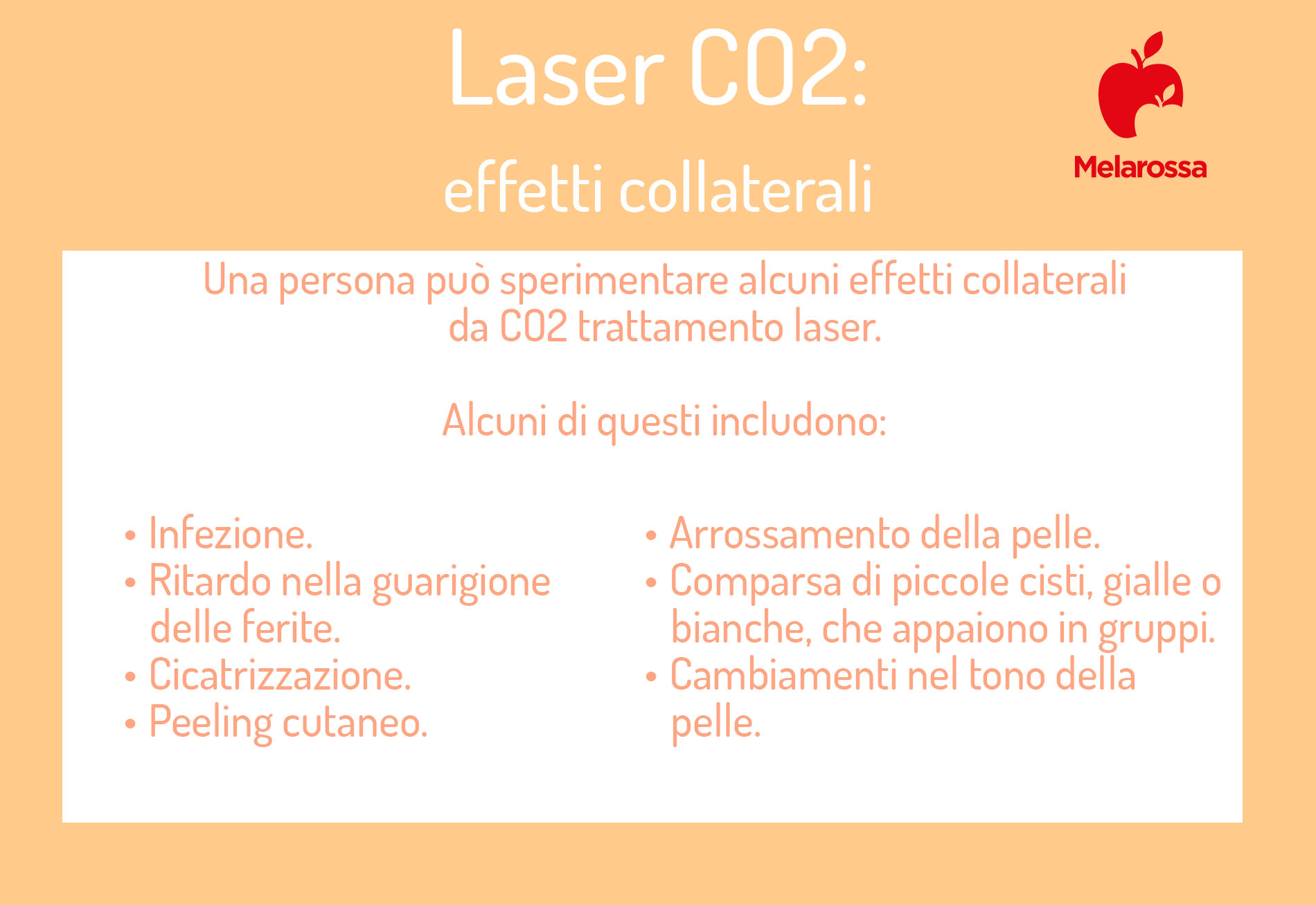 laser CO2: effetti collaterali 