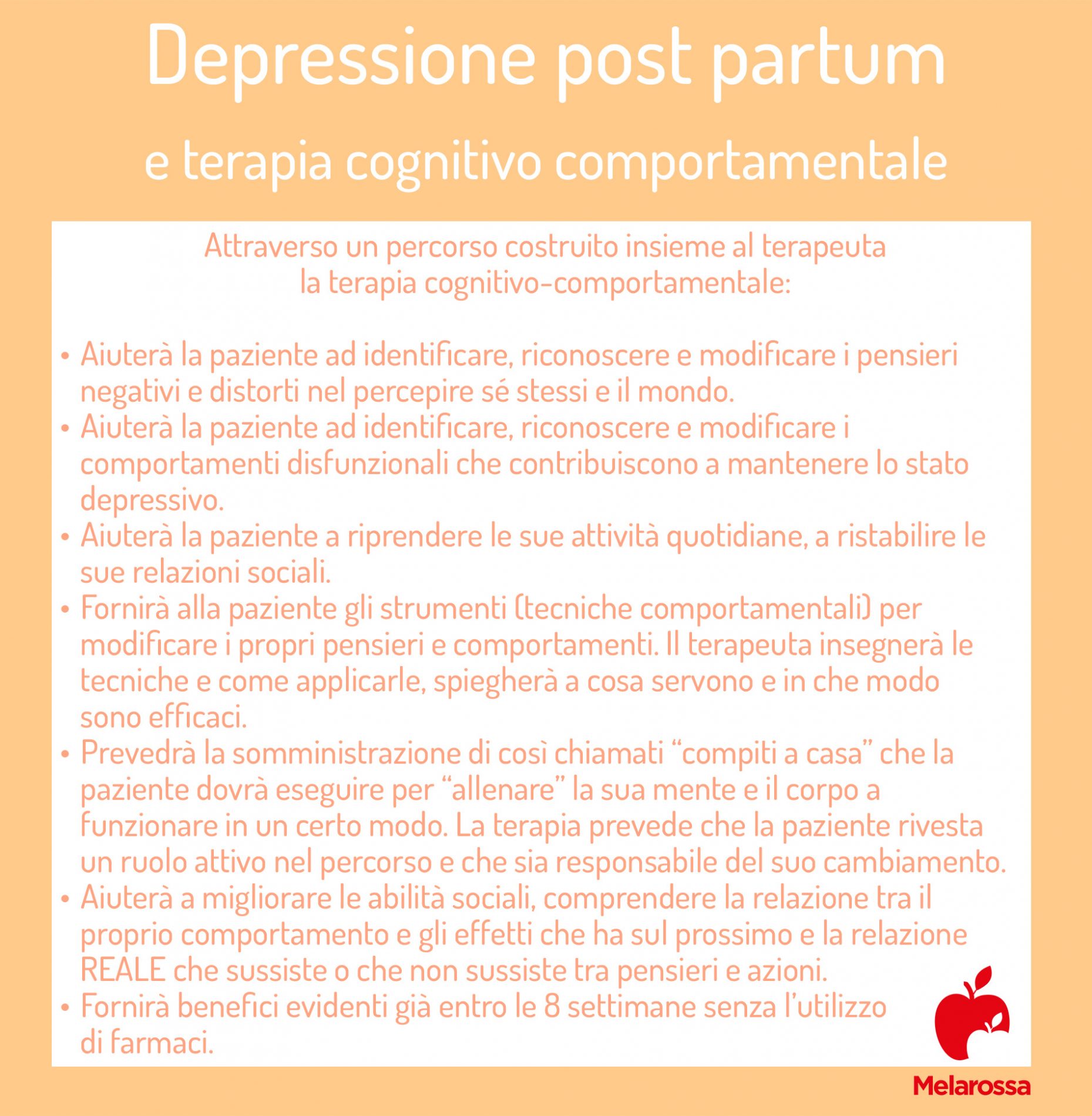 depressione post partum e terapia cognitivo comportamentale 
