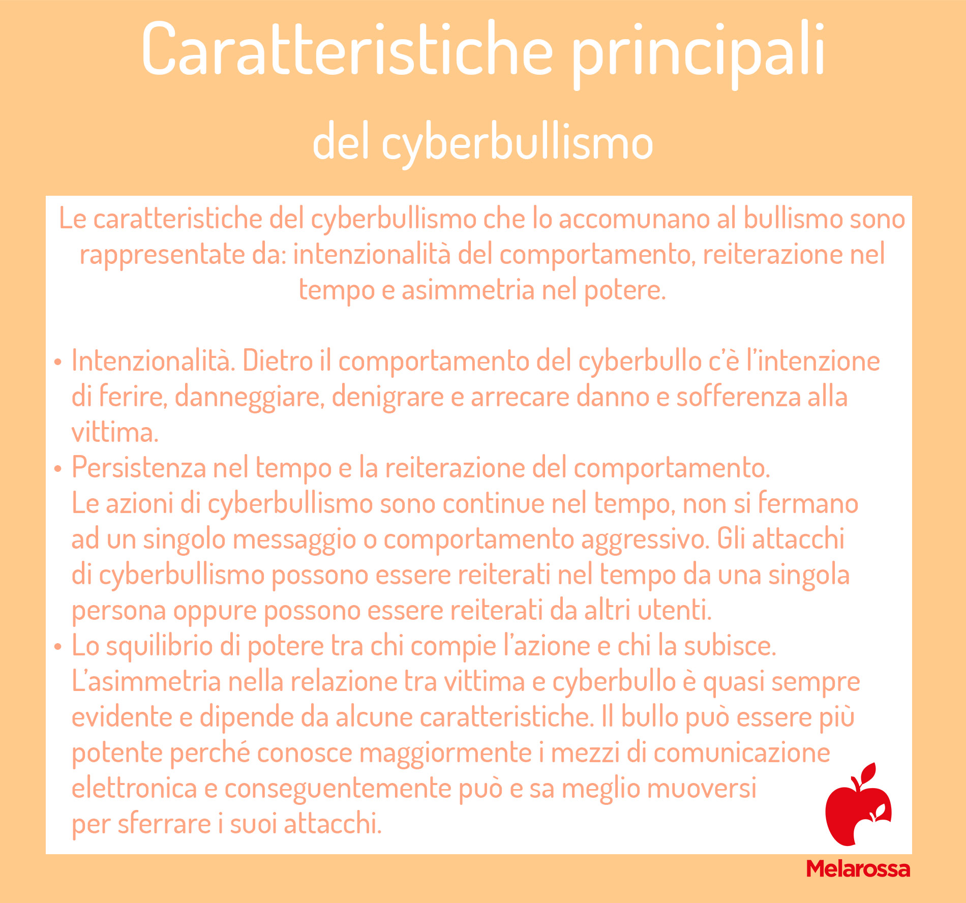 cyberbullismo: caratteristiche principali