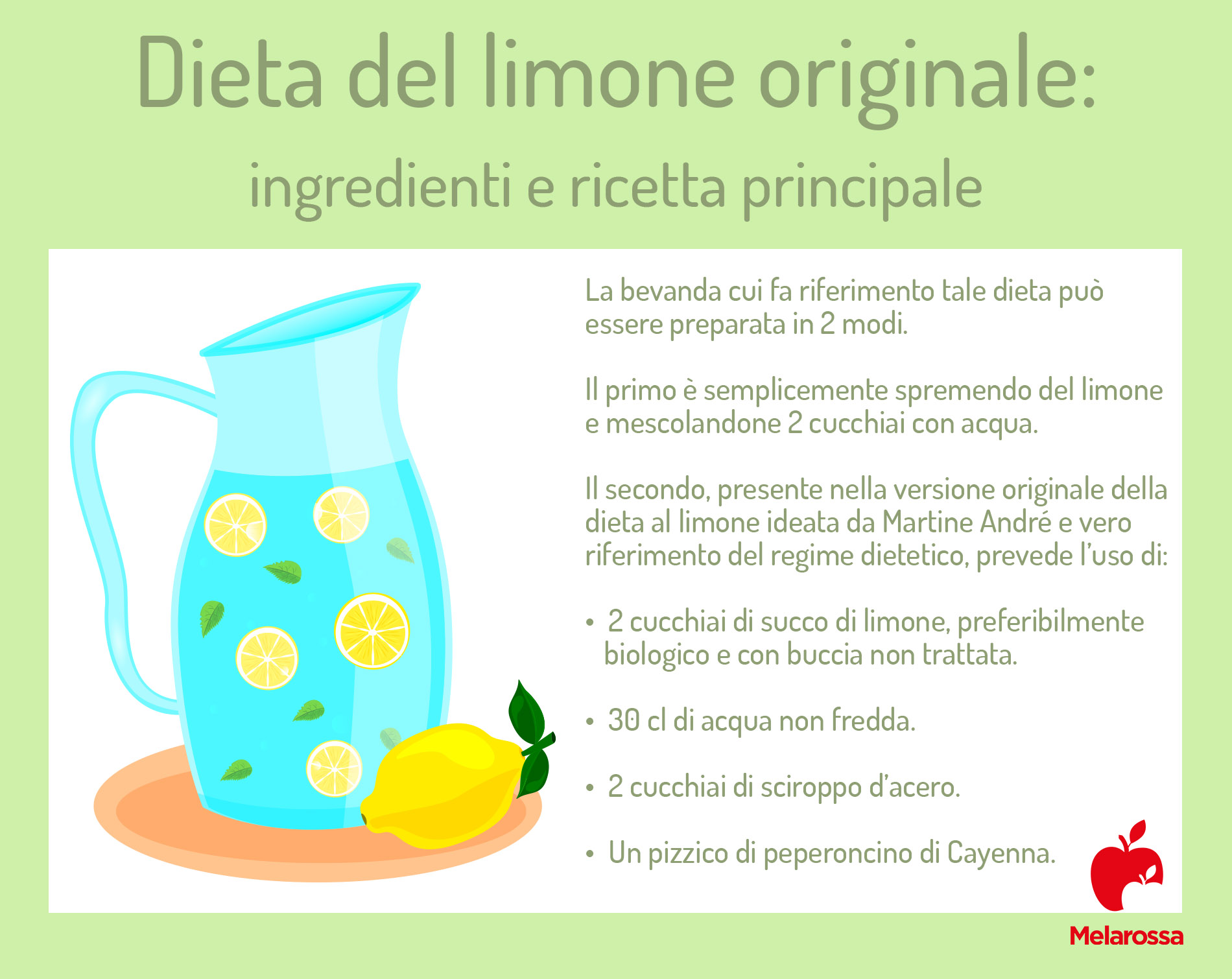 dieta del limone: ingredienti e ricette principale