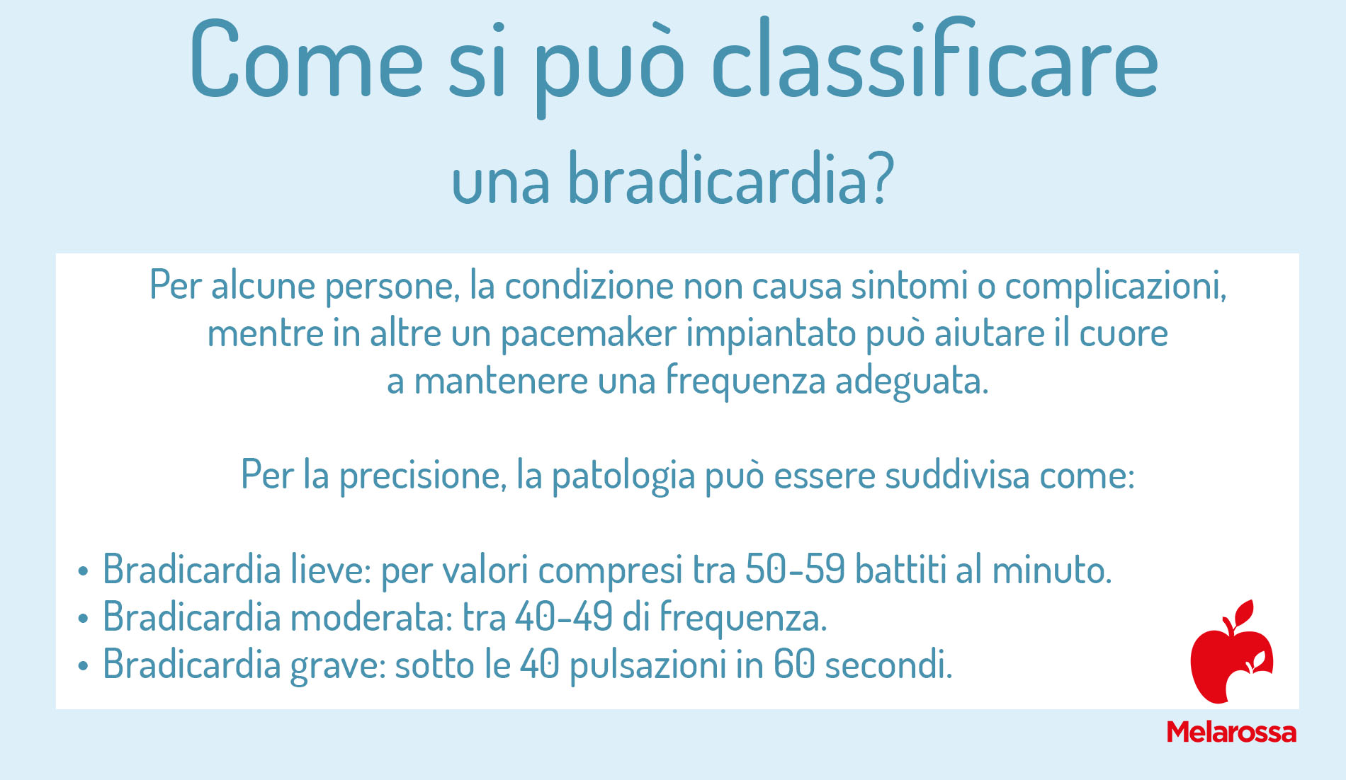 bradicardia: classifica 
