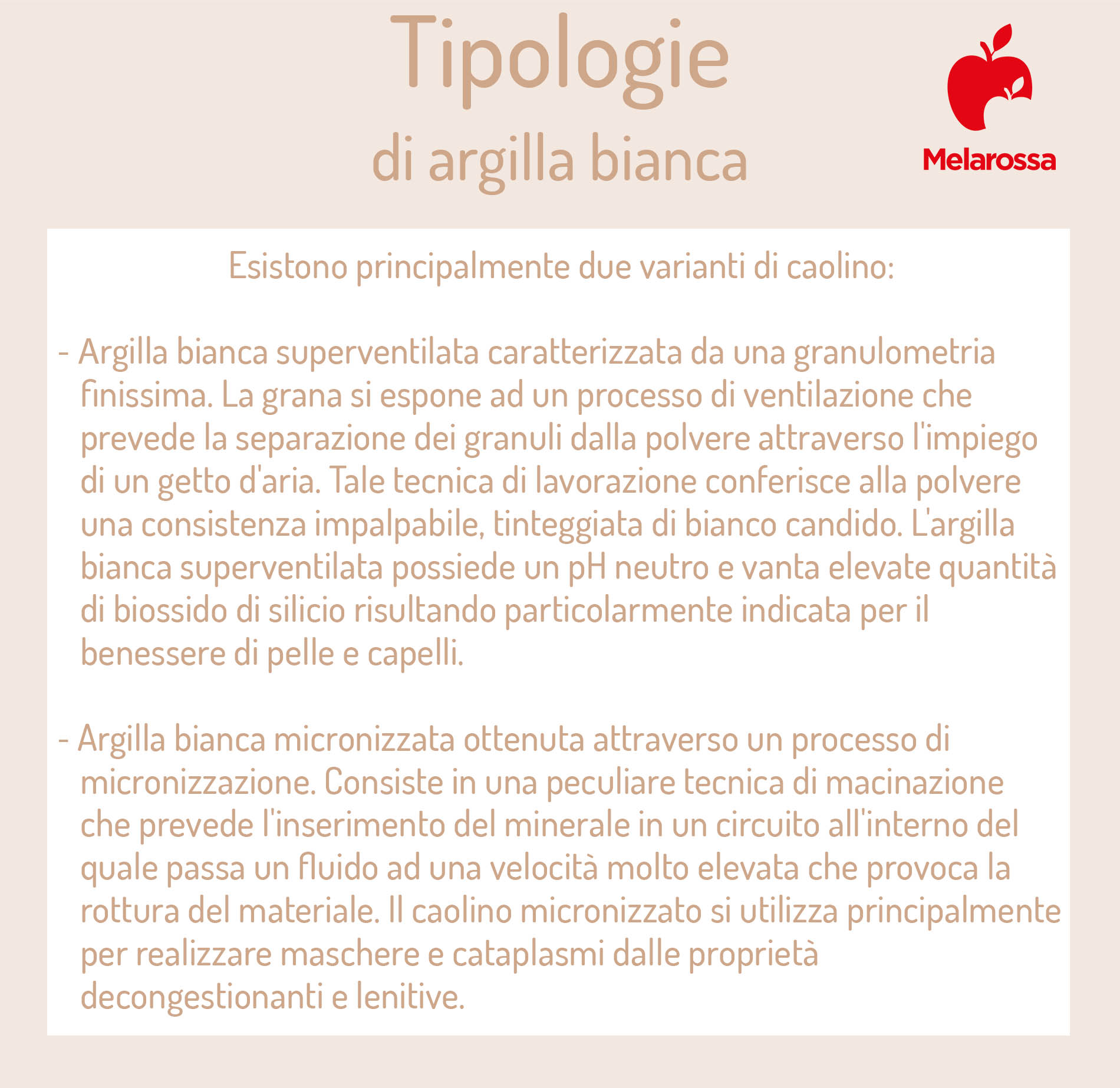 Argilla bianca, un mix di minerali benefici per la salute del corpo 