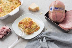 Lasagne pistacchio e Mortadella Bologna IGP, un classico ancora più goloso