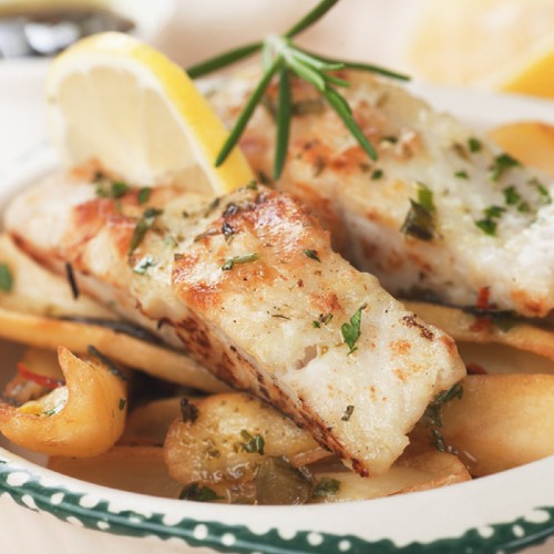 Merluzzo al forno con patate