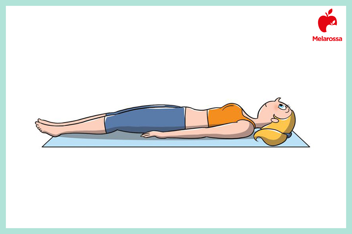 hatha yoga: posizione del cadavere 