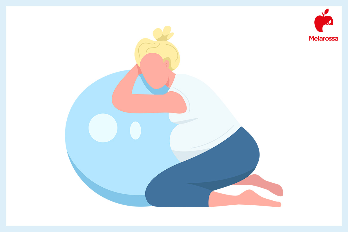 mal di schiena in gravidanza: esercizi illustrati 