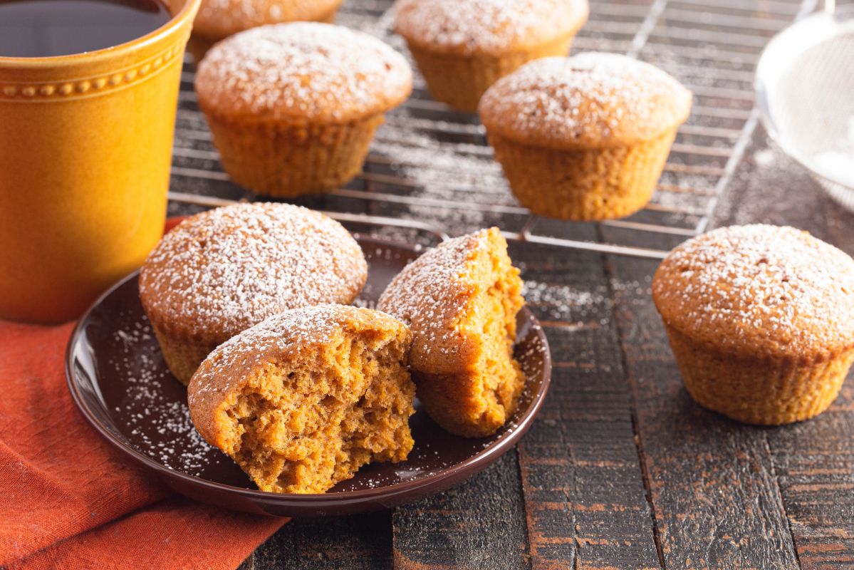 muffin alla zucca nelle diete e nei menù