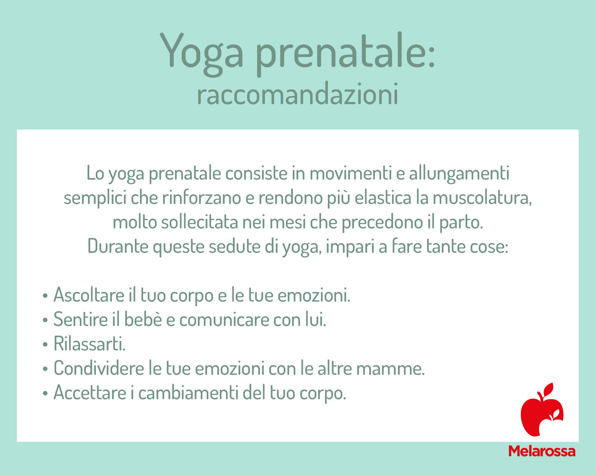 yoga prenatale: raccomandazioni 
