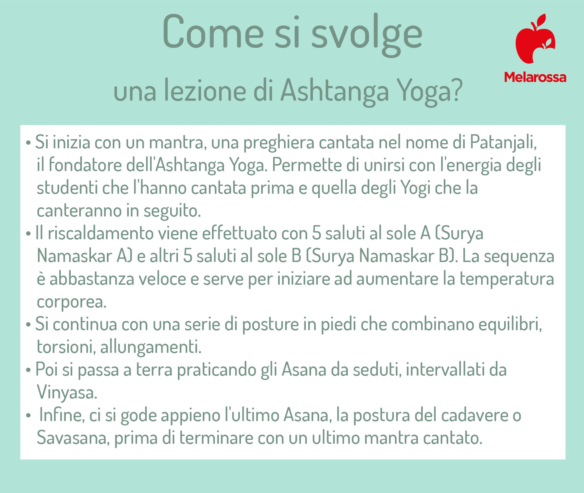 ashtanga yoga come si svolge una lezione