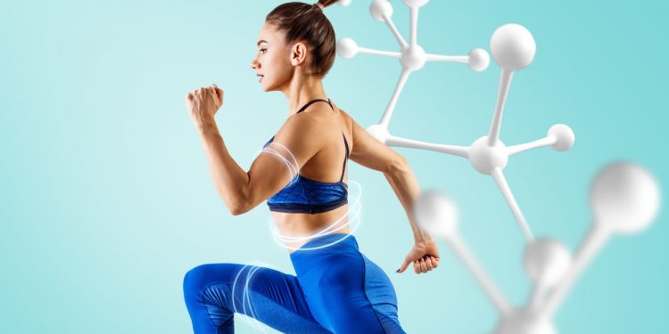 Come accelerare il metabolismo. Donna che esegue un salto