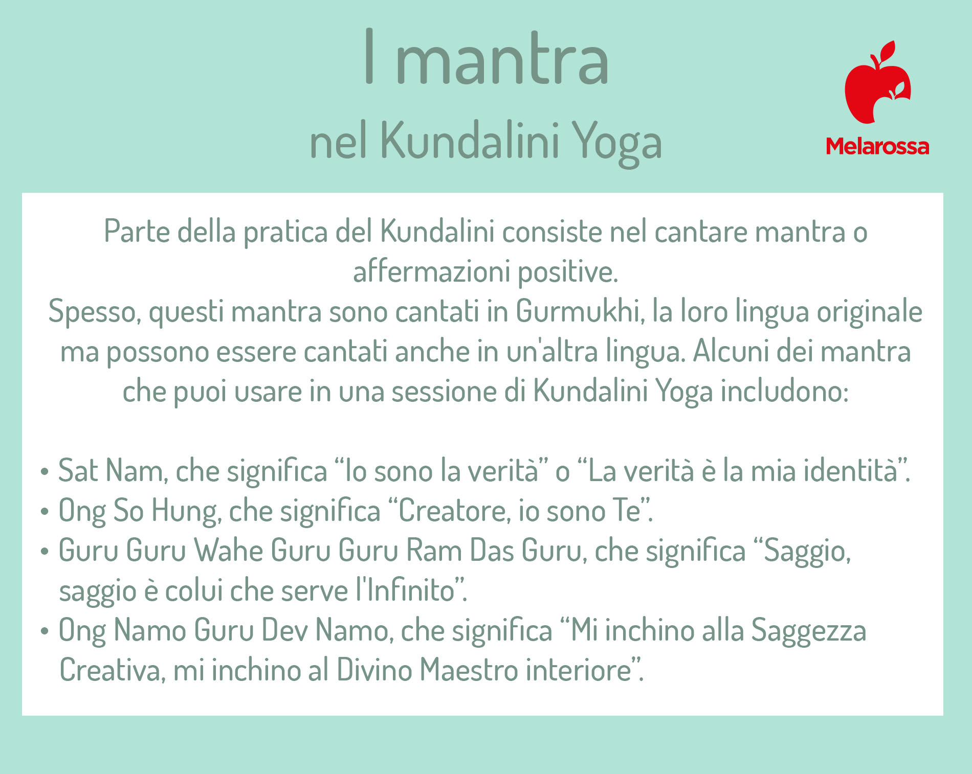 Kundalini yoga: mantra 