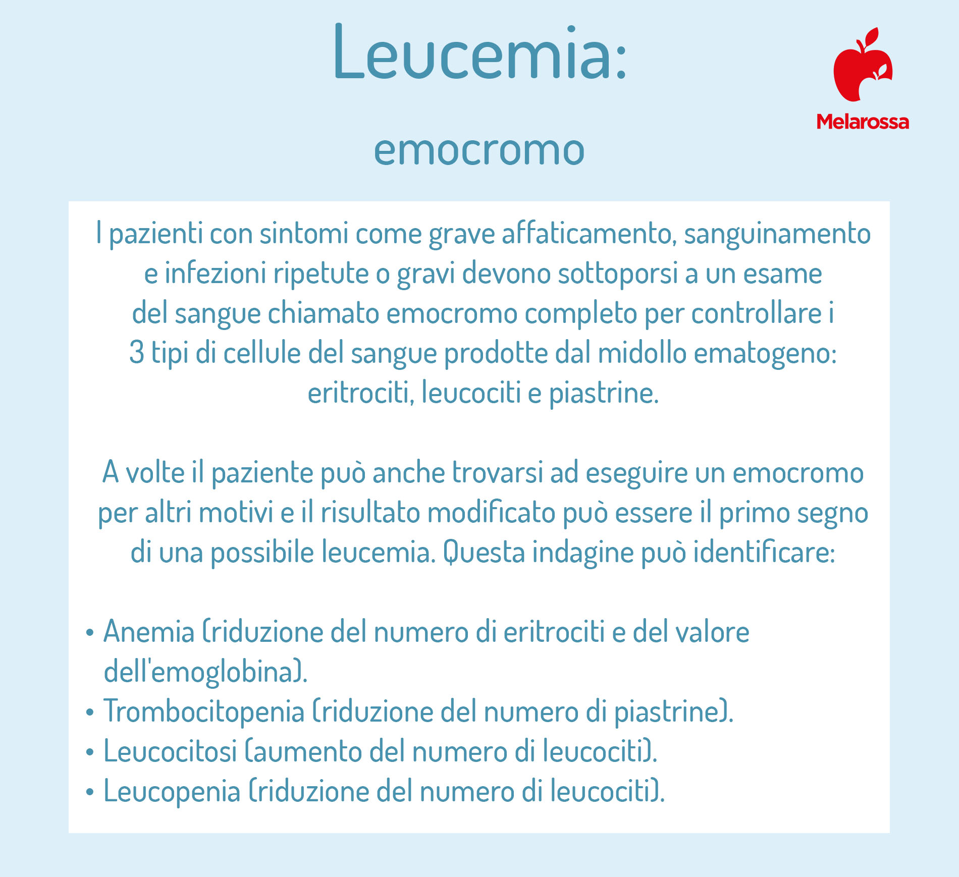leucemia emocromo