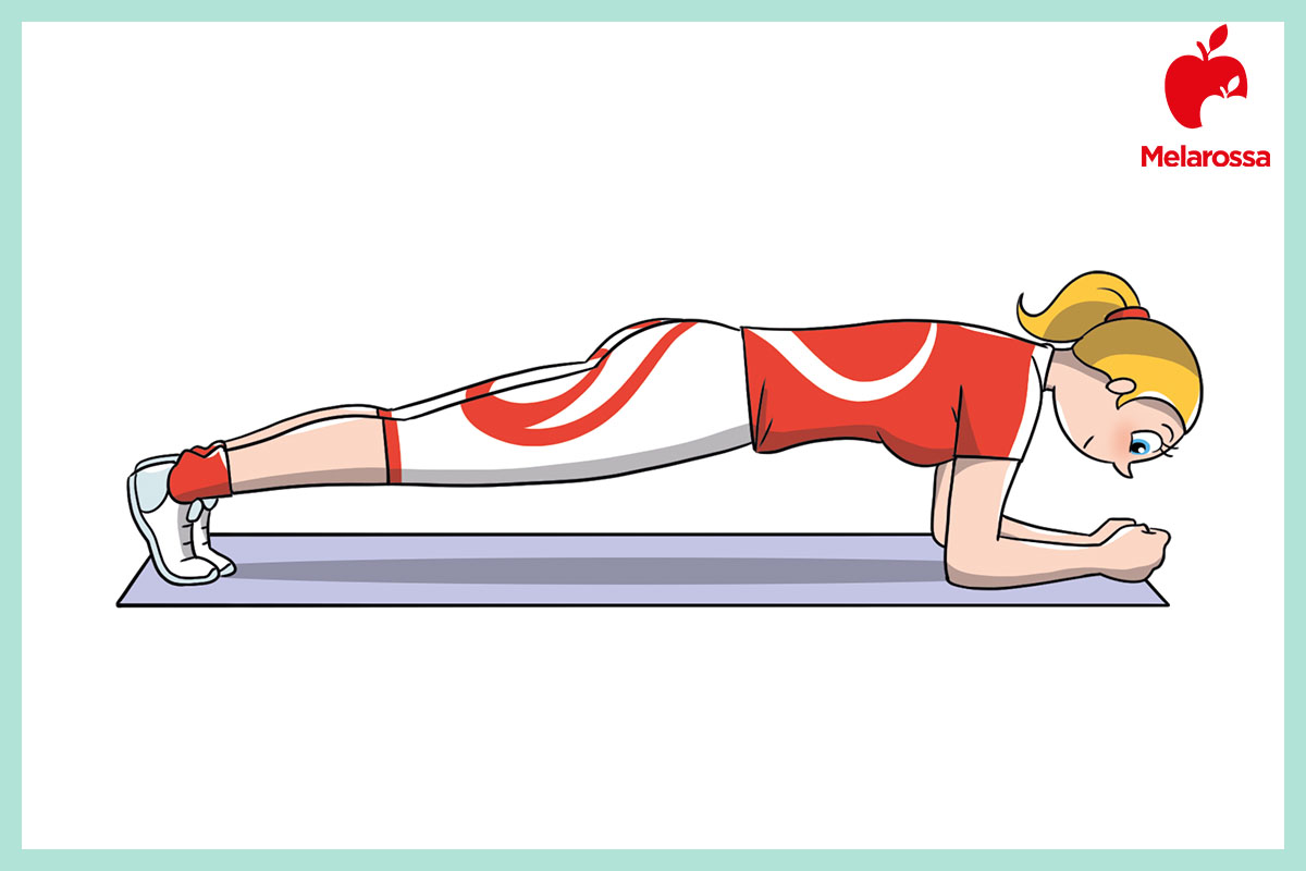 allenamento funzionale: come eseguire il plank 