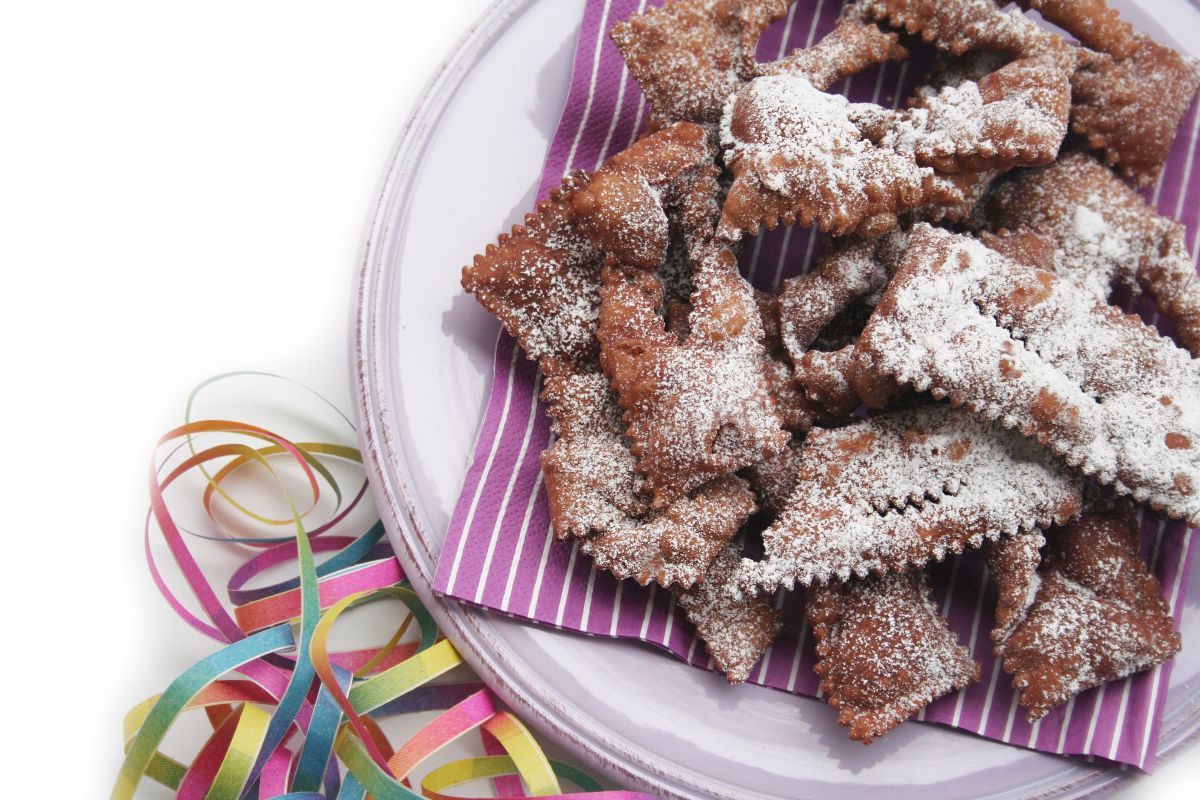 chiacchiere al cioccolato