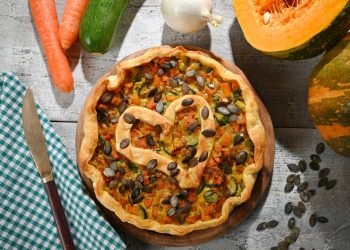 torta salata di zucca