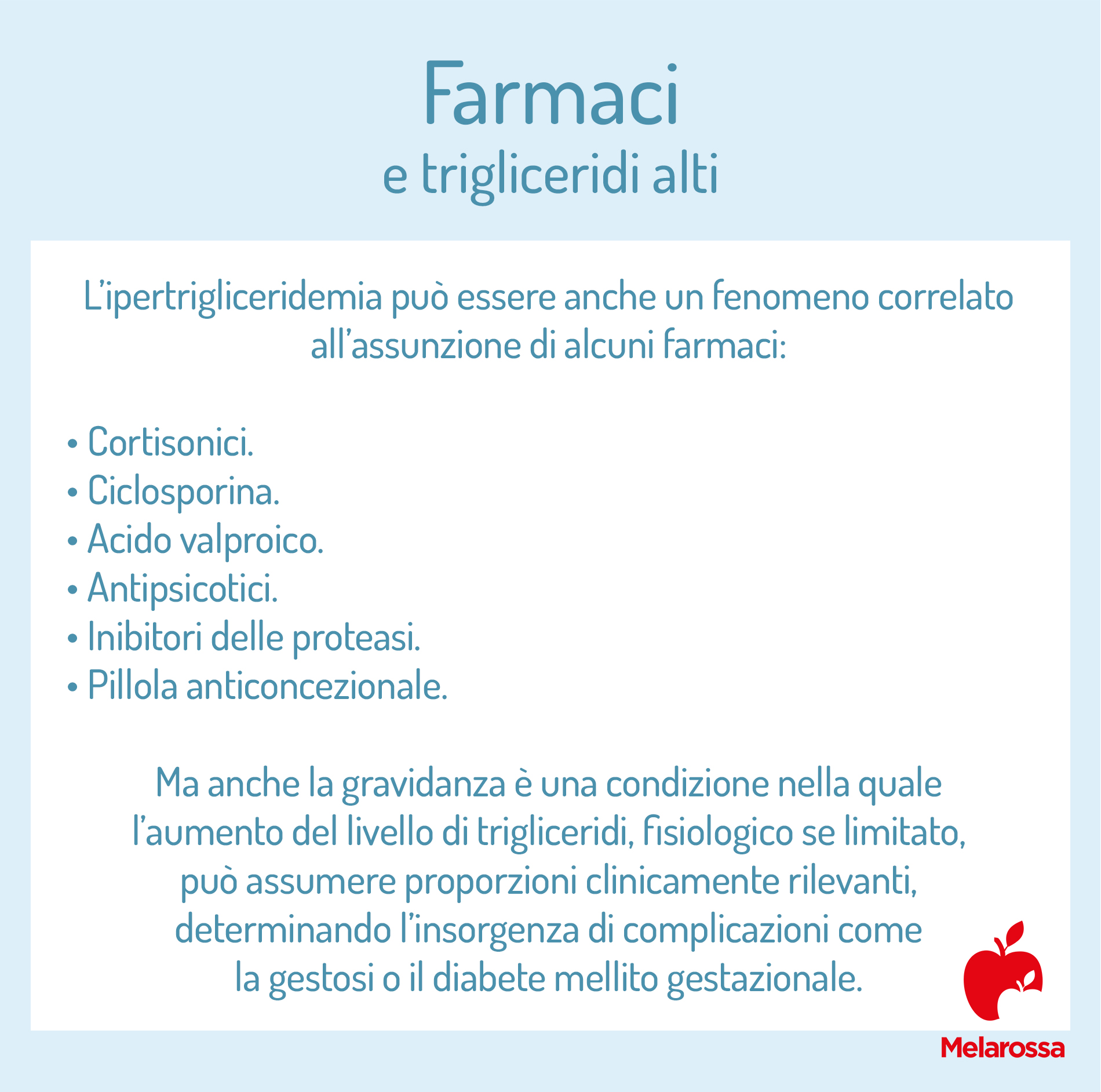 farmaci e trigliceridi alti