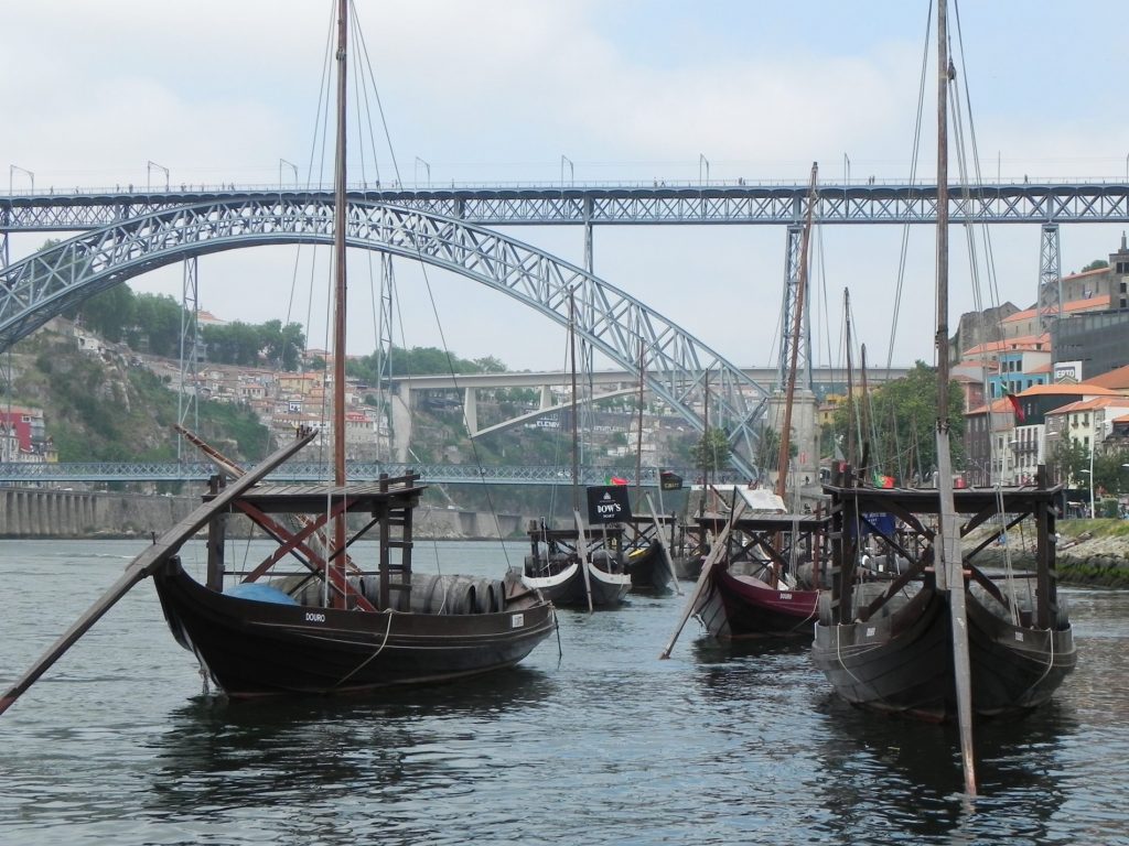 il porto fluviale e il ponte Dom Luis I
