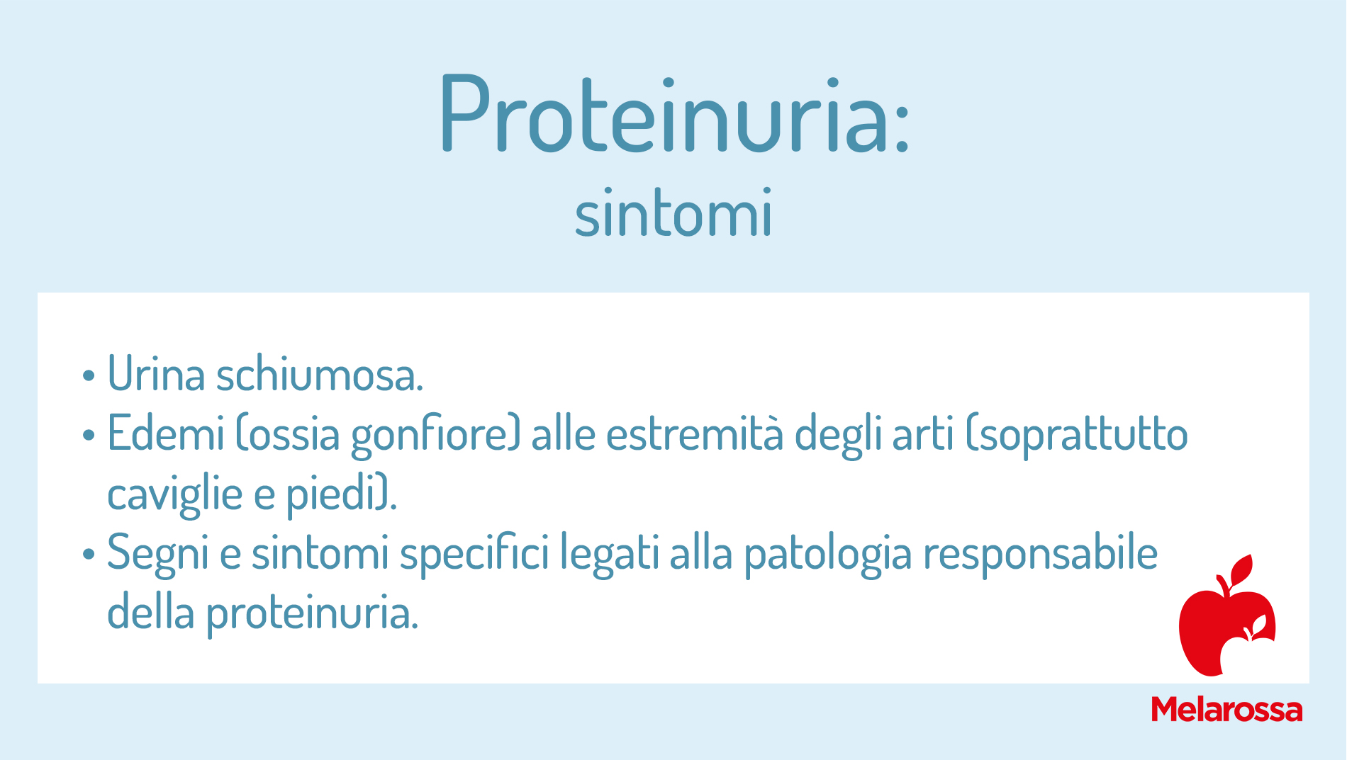 proteine nelle urine: sintomi
