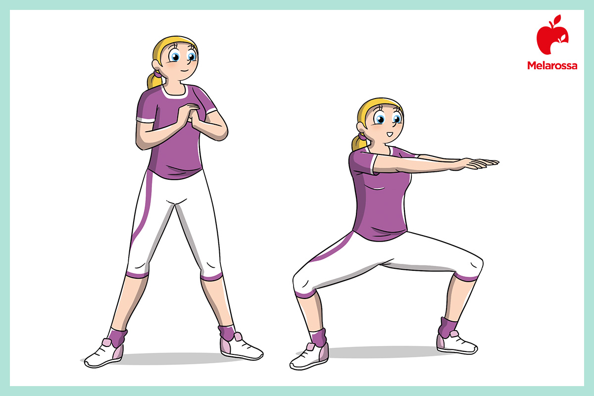 sumo squat: come farli