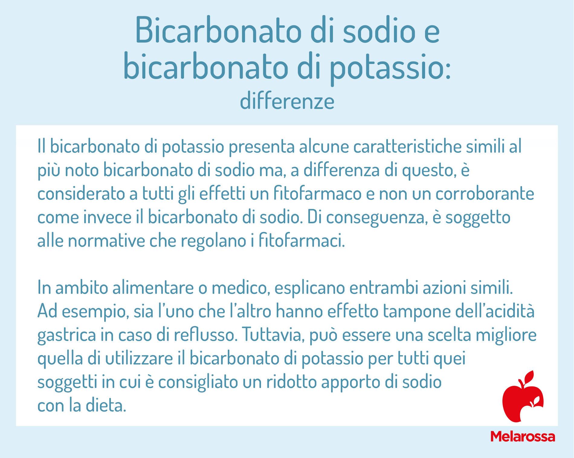 Bicarbonato di potassio: che cos'è, a cosa serve, benefici, usi