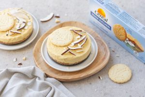 Cheesecake al cocco e mango