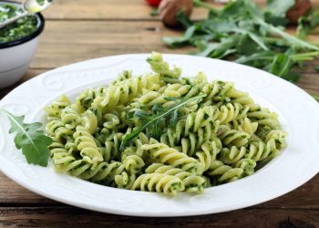 pasta con pesto di rucola