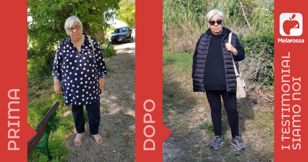 Patrizia -41 kg con Melarossa