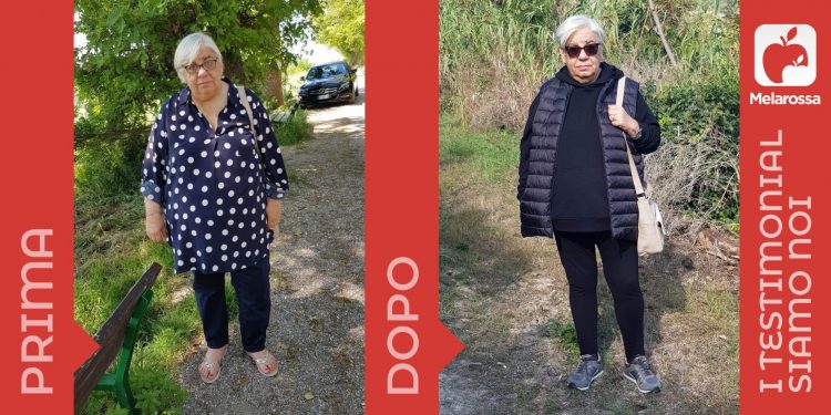 Patrizia -41 kg con Melarossa