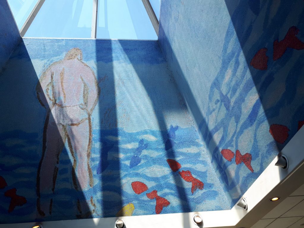 metro stazione Materdei mosaico S. Chia