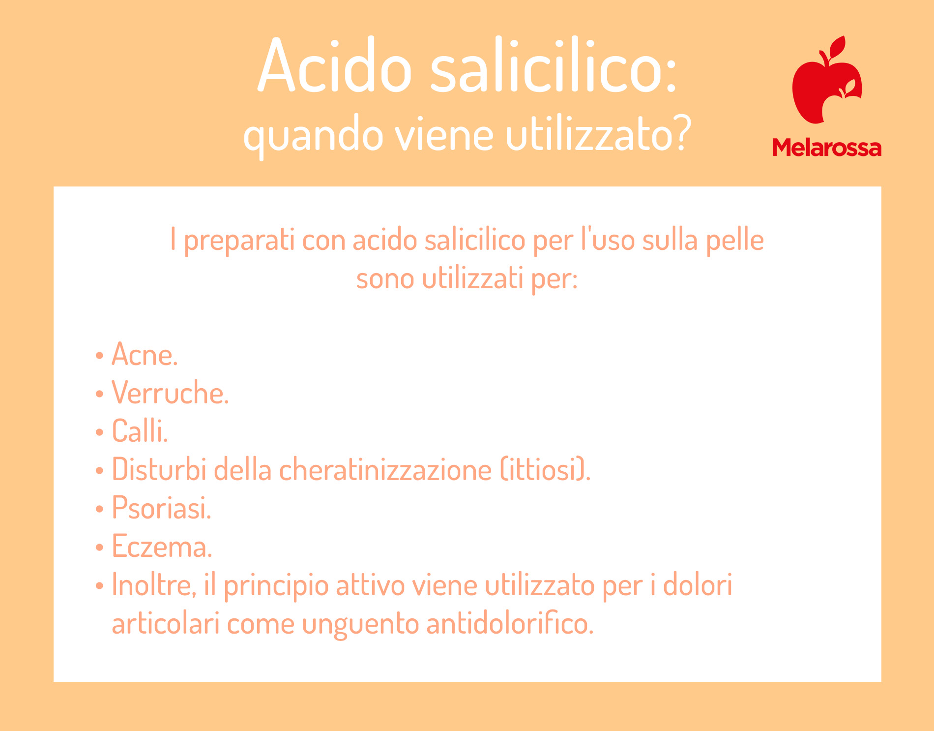 acido salicilico: quando usarlo 