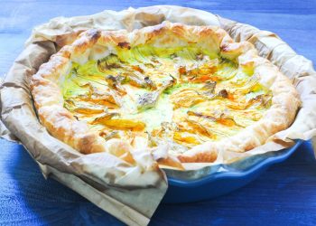ricette con fiori di zucca torta salata